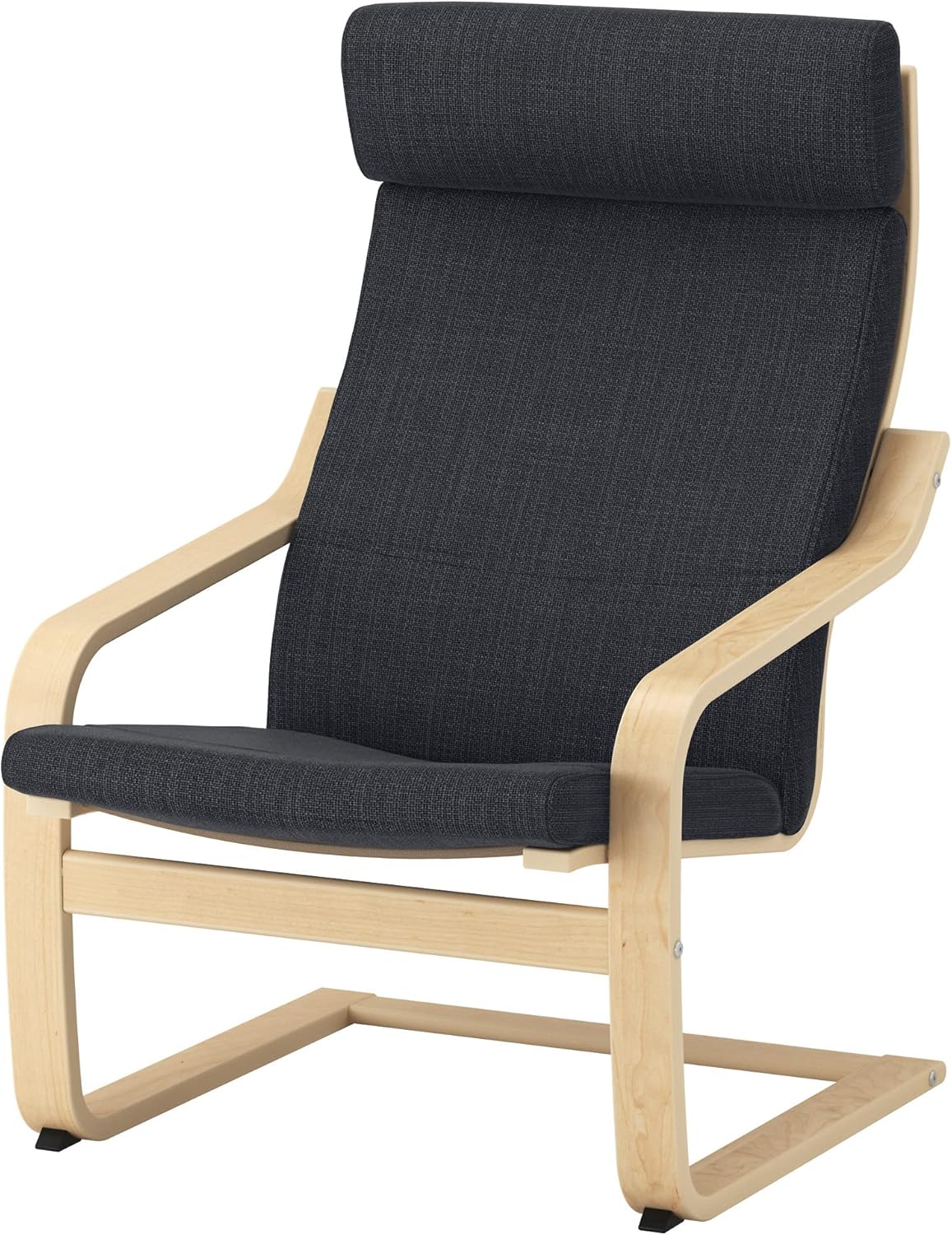 イケアのアームチェアとフットスツールの商品説明 Amazon.co.jp: IKEA POÄNG アームチェアとフットスツール バーチベニア